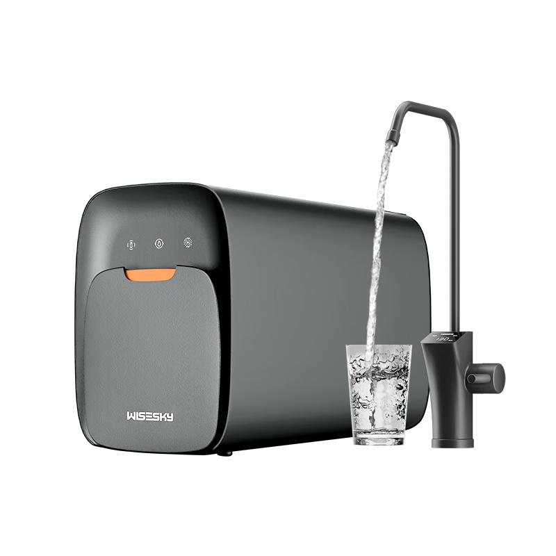 WISESKY韦思卡尔黑积木净水器陶氏RO膜滤芯净饮机家用自来水直饮机厨房净水机等效1200G大流量M2大通量 （空间节省50%）黑积木