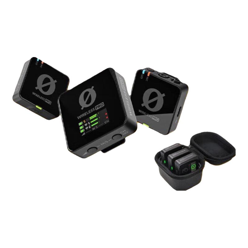 RØDE 罗德 Wireless Pro 一拖二领夹麦克风 黑色