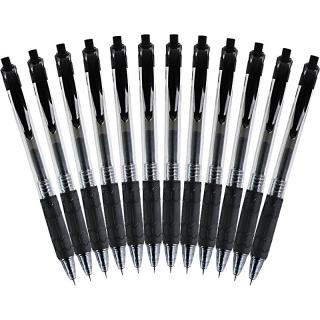 晨光 H1801 按动中性笔 黑色 0.5mm 12支装
