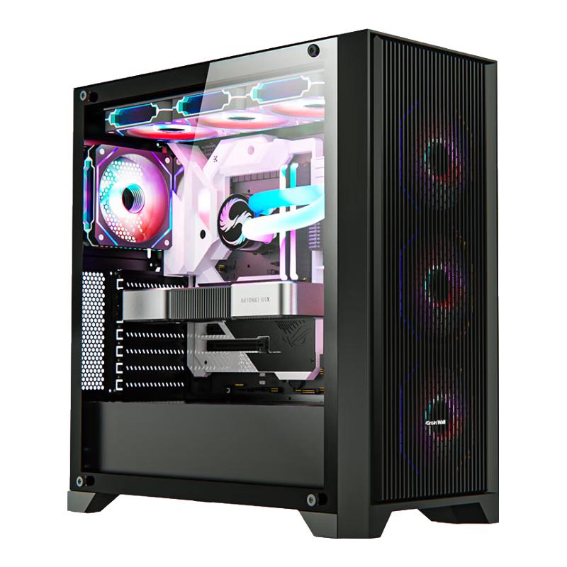 Great Wall 长城 马里亚纳MT01电脑机箱（E-ATX主板/360水冷位/7风扇位/面板隐藏式散热/防尘网/4080显卡）