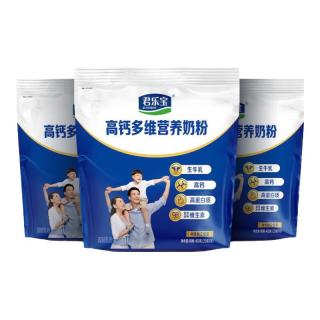 君乐宝 遇见奶牛中老年父母奶粉成人奶粉高钙多维营养牛奶粉 高钙多维400克*2