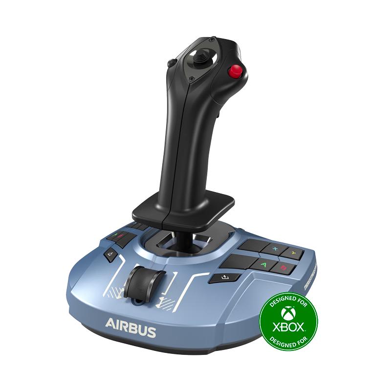 THRUSTMASTER 图马思特 TCA SIDESTICK AIRBUS EDITION 空客版 游戏摇杆 蓝黑色