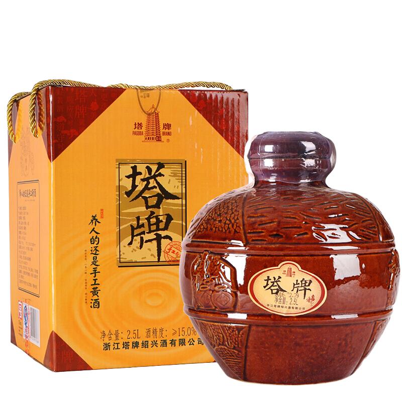 塔牌 手工冬酿 香雪 甜型黄酒 2.5L 坛装