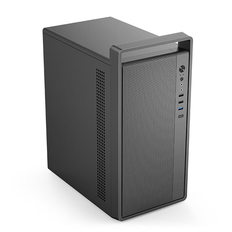 迅钛（SUMTAX）平头哥M5 手提便携商务办公台式机电脑机箱（M-ATX主板/手提设计/0.7mm厚五金/USB3.0/4硬盘位） 平头哥M5