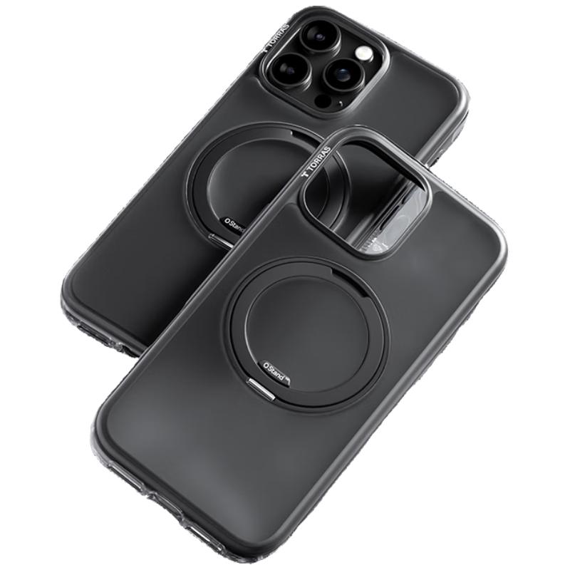 图拉斯 TORRAS支点壳O3Air【新款Air气囊丨超强防摔】 适用苹果15pro手机壳iphone15pro磁吸支架超薄
