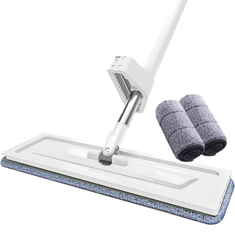 佳帮手 Joybos 拖把家用一拖净免手洗2024懒人拖把平板拖地拖布墩布 【平板拖把】36cm免手洗 2块布