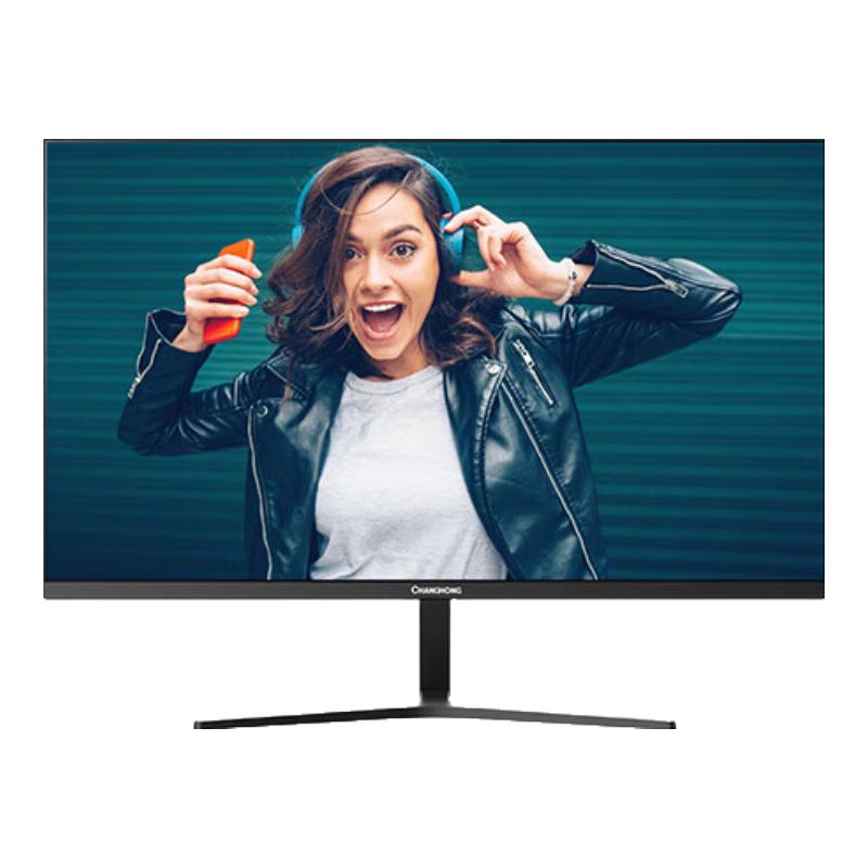 CHANGHONG 长虹 27英 内置音箱显示器 IPS硬屏 75Hz DP+HDMI+VGA接口 微边框广视角 低蓝光爱眼