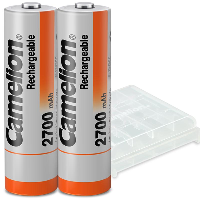 Camelion 飞狮 NH-AA2700LBBP2 5号镍氢充电电池 1.2V 2700mAh 2粒装