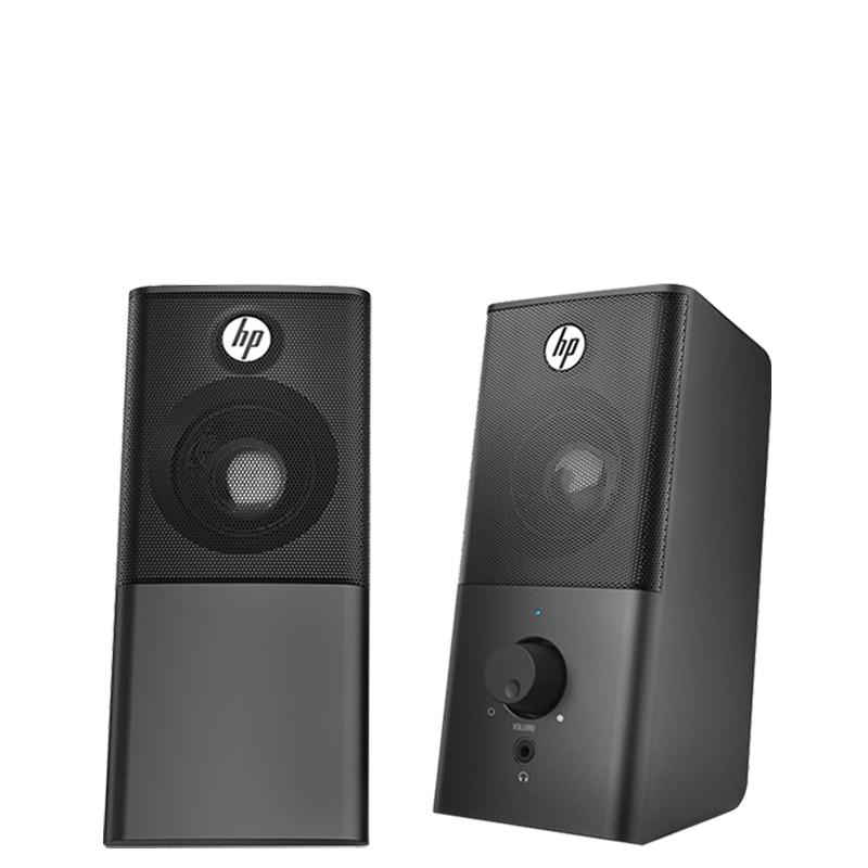 HP 惠普 DHS-2101 2.0声道 居家 多媒体音箱 奢华黑