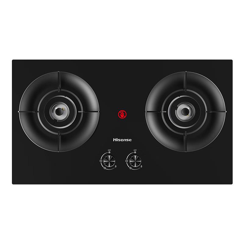 海信（Hisense）天然气燃气灶 家用嵌入式双灶家用打火灶具 5.2kW底座可调节燃气灶天然气 JZT-DB32