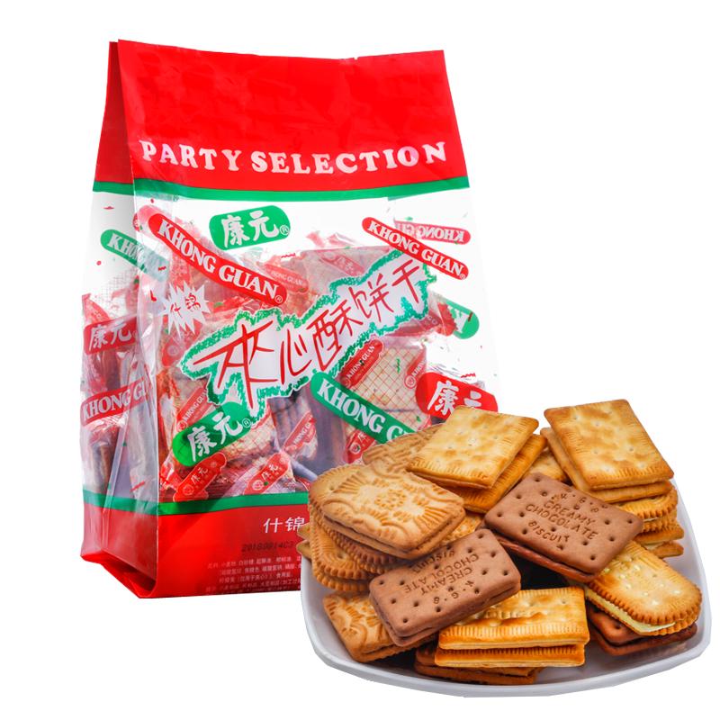 KHONG GUAN 康元 多口味夹心酥饼干 1kg