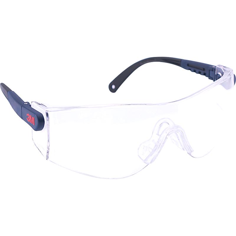 3M 护目镜10196 防雾防尘沙打磨防飞溅冲击防护眼镜 骑行防风紫外线透明眼镜