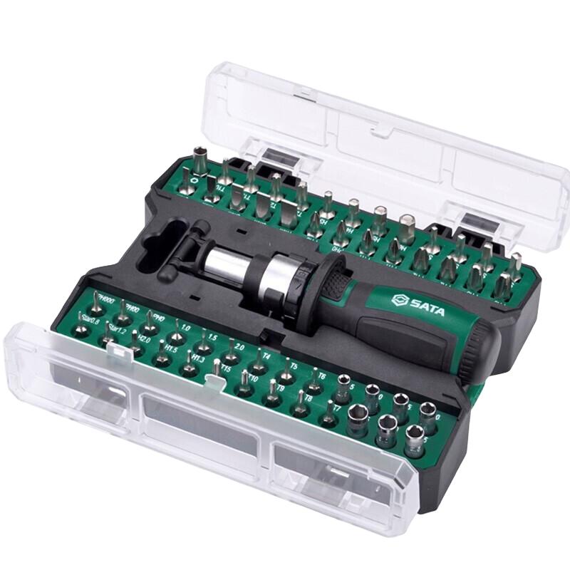 SATA 世达 05492 棘轮螺丝批+小套筒组套