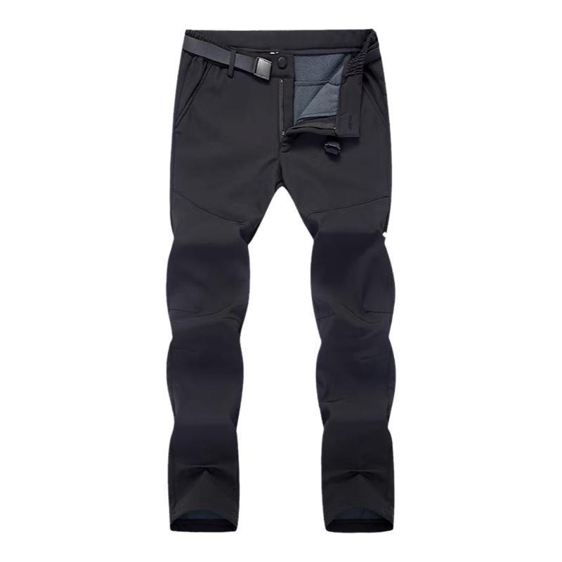 阿珂姆户外软壳裤防风防雨冲锋裤软壳秋冬加绒保暖休闲裤