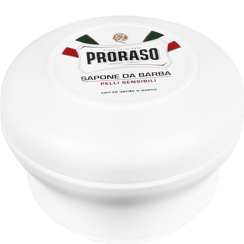 PRORASO 博拉索 绿茶抗敏系列男士燕麦绿茶剃须皂 150ml