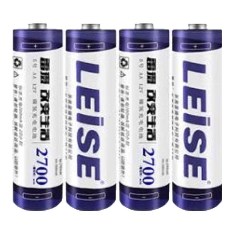 leise 雷摄 四槽智能充电器＋8节5号2700毫安镍氢充电电池