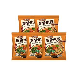 宛禾 麻酱米线 方便泡面袋装米线速食米粉酸辣粉懒人夜宵 112g*5包