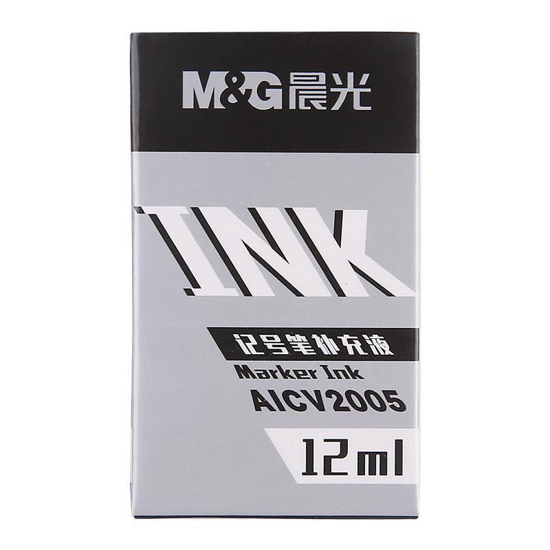 M&G 晨光 AICV2005 记号笔补充液 黑色 12ml 单瓶装