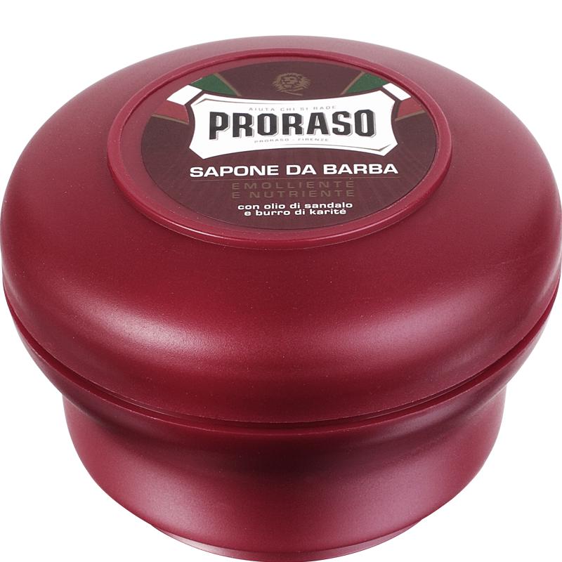 PRORASO 博拉索 滋润檀香系列男士檀香乳木果剃须皂 150ml