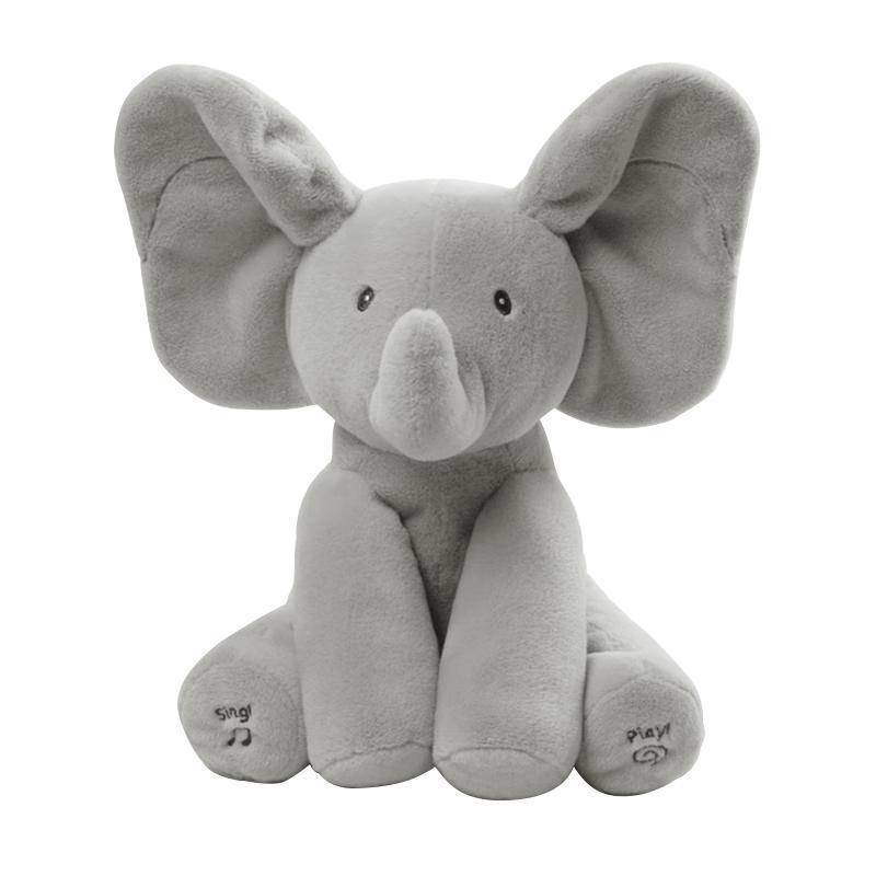 GUND 冈德 声动系列 小象毛绒玩具