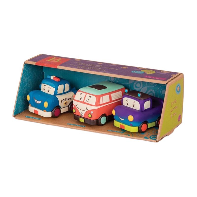 B.Toys 比乐 BX1695Z 迷你回力车 奔跑组 3只装