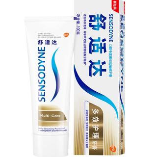 舒适达 多效护理牙膏护敏清新口气坚固牙釉质缓解牙敏感防蛀牙护理牙膏 多效护理180g*3+牙龈50g