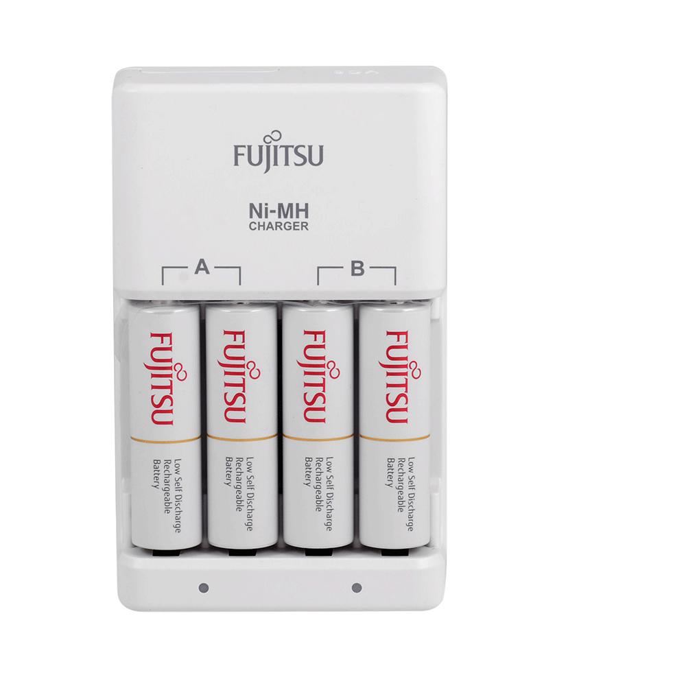 FUJITSU 富士通 智能充电套装 FCT345 可充电电池5号*4节+智能充电器