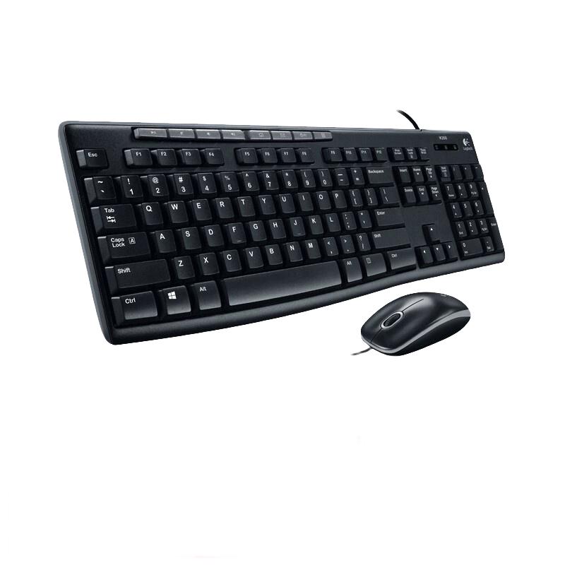 logitech 罗技 MK200 有线键鼠套装 黑色