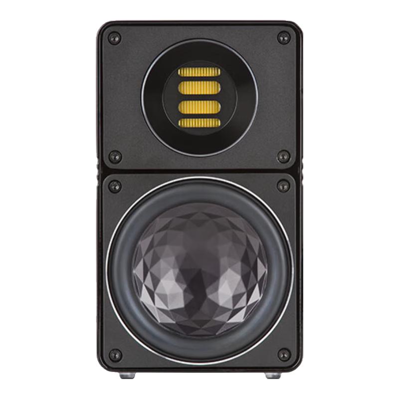 意力（ELAC）德国Line300系列BS312.2 系列无源书架箱 一对发烧级高保真HiFi音响 黑色一对 BS312.2黑色一对