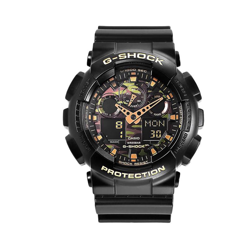 CASIO 卡西欧 G-SHOCK YOUTH系列 51.2毫米电子腕表 GA-100CF-1A9