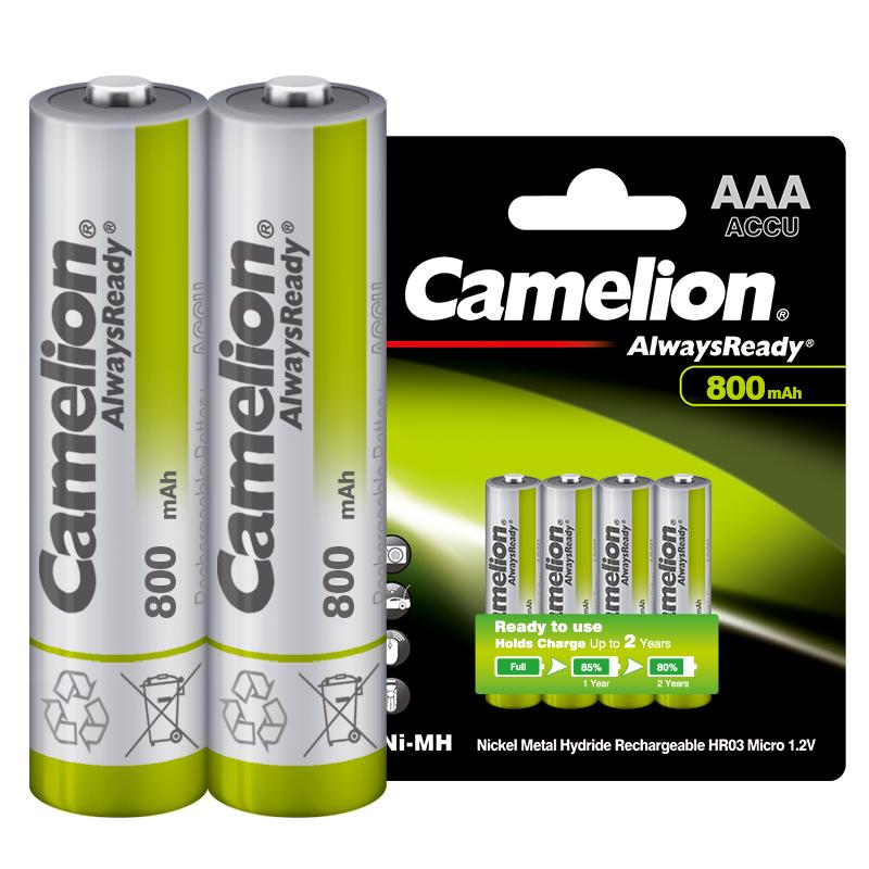 Camelion 飞狮 NH-AAA800ARBP4 7号镍氢电池 1.2V 800mAh 4粒装