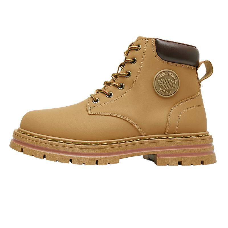 回力马丁靴男款2025夏季户外工装靴子登山男鞋厚底大黄靴