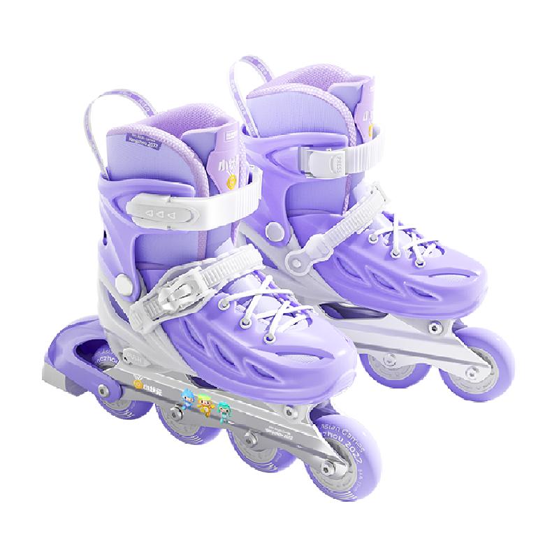 小状元轮滑鞋溜冰鞋女童女孩滑冰旱冰鞋全套男童儿童初学者
