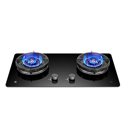  樱花卫厨 SAKURA卫厨 卫厨 燃气灶煤气灶双眼玻璃灶台式嵌入式两用家用5.2KW大火力天然气多段控火高热效率一级能效JZT-JGC08 天然气 高热效率一级能效