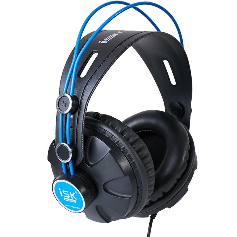 iSK 声科 HP-680 耳罩式头戴式主动降噪有线耳机 深海蓝 3.5mm