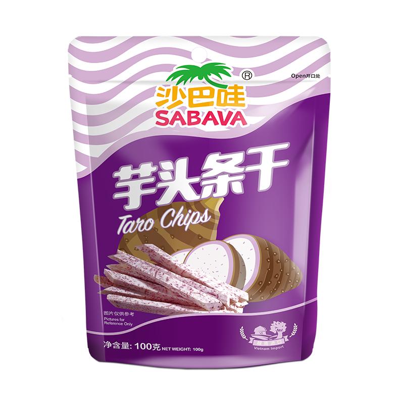 【进口】越南沙巴哇芋头条果蔬干100g香芋片代餐休闲网红零食