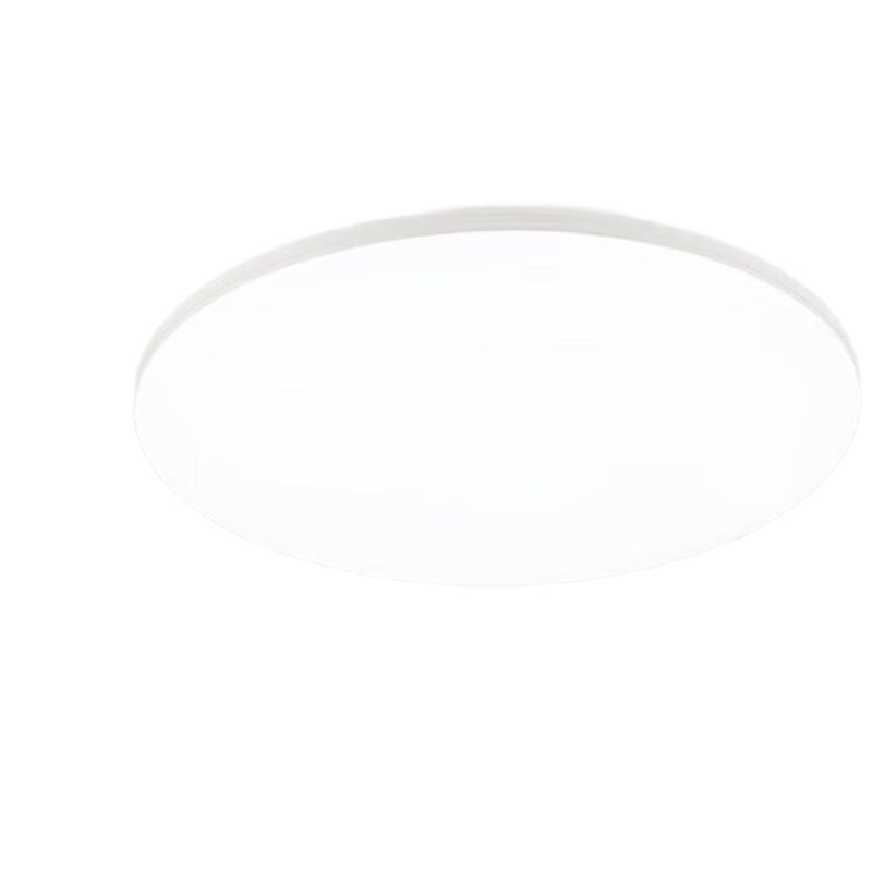 TCL 照明 LED吸顶灯三色调光卧室灯圆形现代简约书房灯饰中山灯具