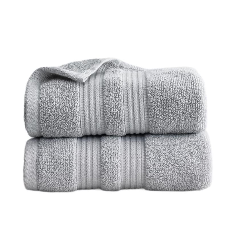 京东京造 德国抗菌纯棉毛巾 A类柔软吸水新疆长绒棉加厚洗脸巾 单条 浅灰