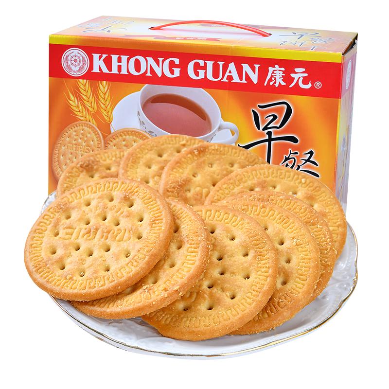 plus会员：康元 早餐饼干礼盒装 1000g*1盒