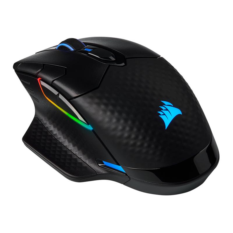 USCORSAIR 美商海盗船 DARK CORE RGB PRO SE 2.4G蓝牙 SLIPSTREAM 无线鼠标 18000DPI RGB 黑色