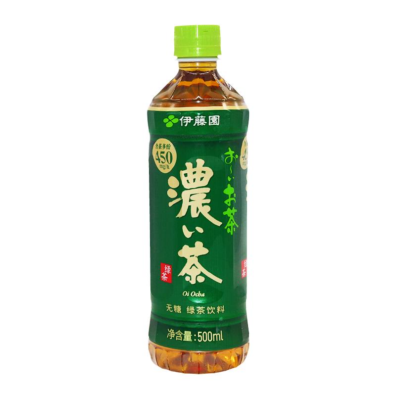 ITOEN 伊藤园 浓味绿茶 500ml*15瓶 整箱装