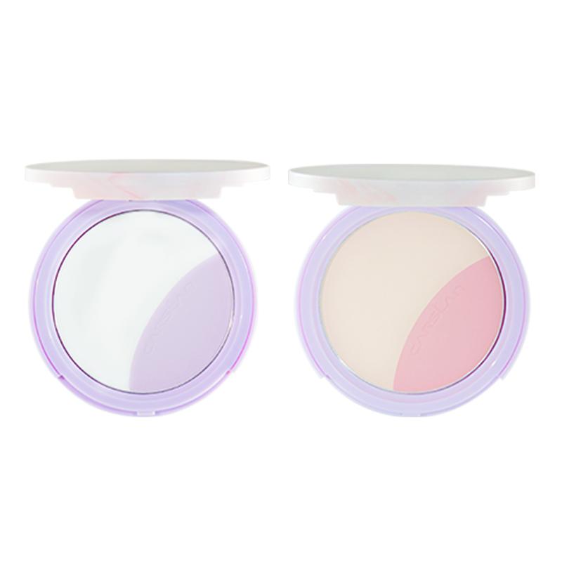 卡姿兰粉饼定妆控油遮瑕提亮双色持补妆调肤好气色散粉新