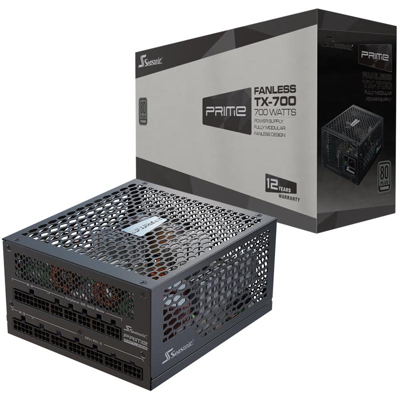 Seasonic 海韵 PRIME TX700 钛金牌（94%）全模组ATX电源 700W