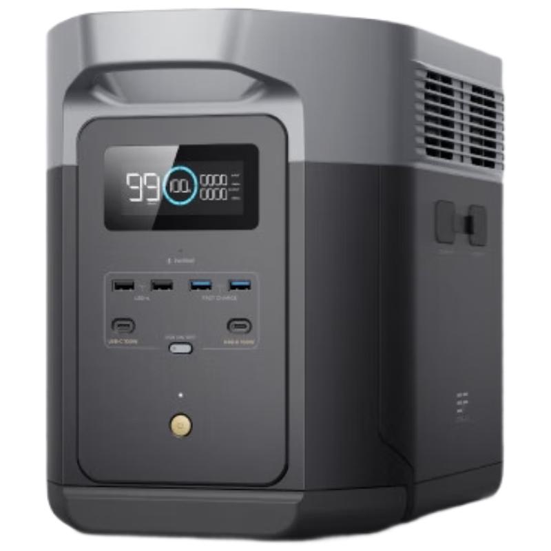 ECOFLOW 德2000 户外移动电源 黑色 560000mAh 4600W