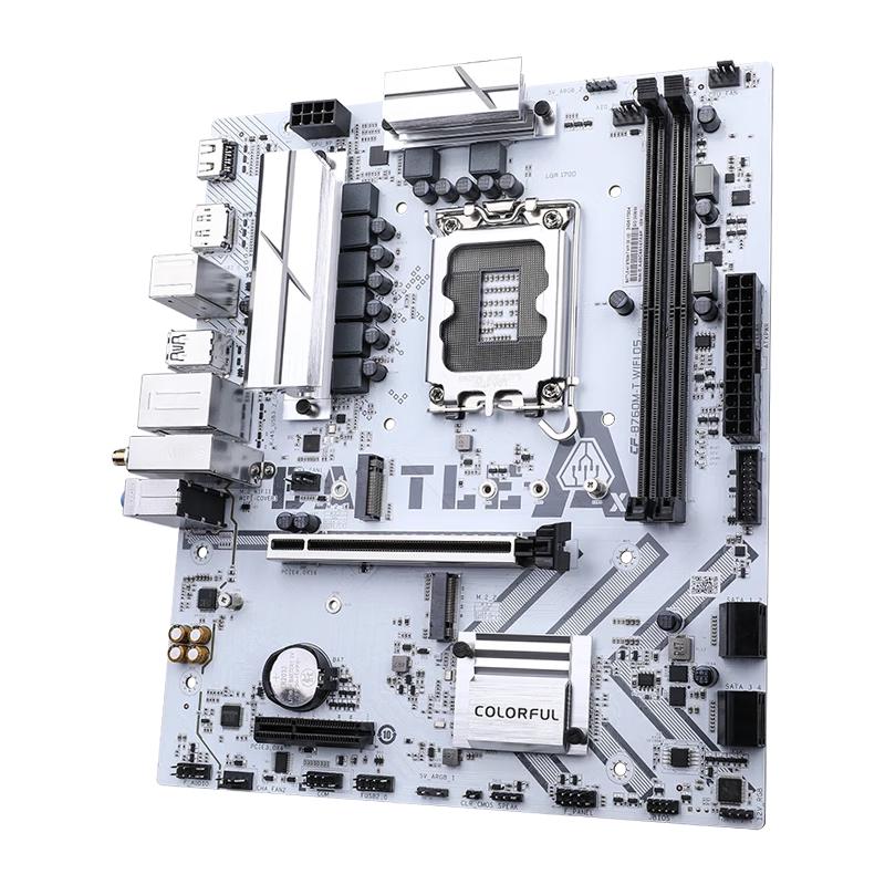 COLORFUL 七彩虹 CVN B760M FROZEN WIFI D5 战列舰 M-ATX主板（INTEL LGA1700、B760）