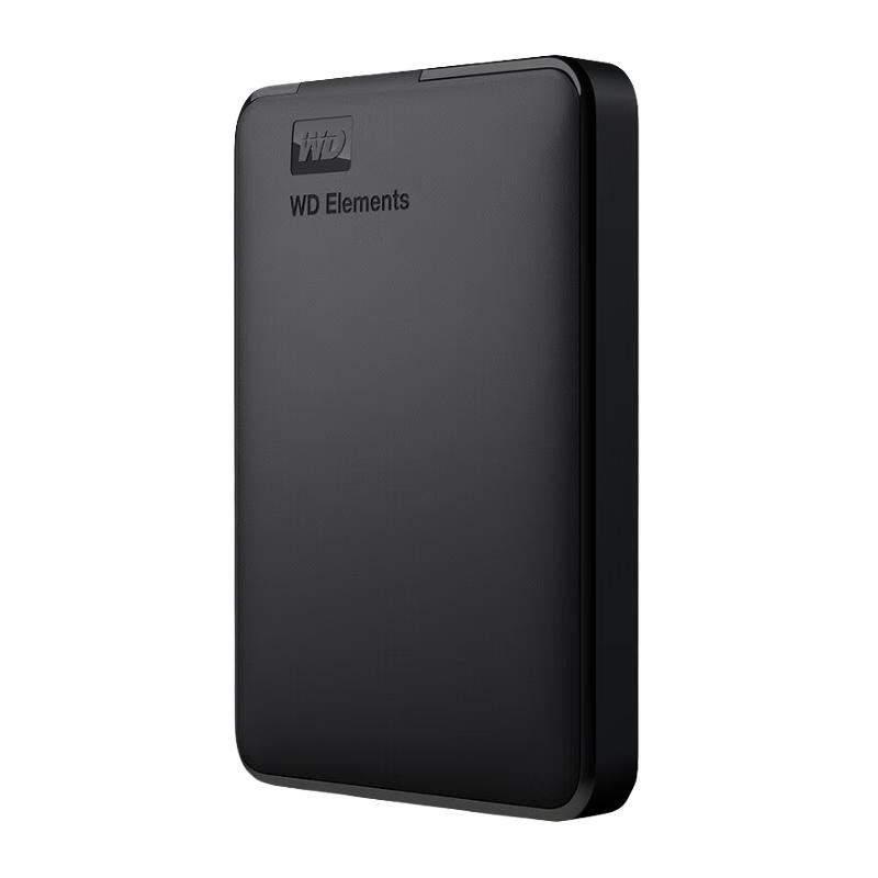 Western Digital 西部数据 Elements 新元素系列 2.5英寸Micro-B便携移动机械硬盘 1TB USB3.0 黑色 WDBEPK0010B