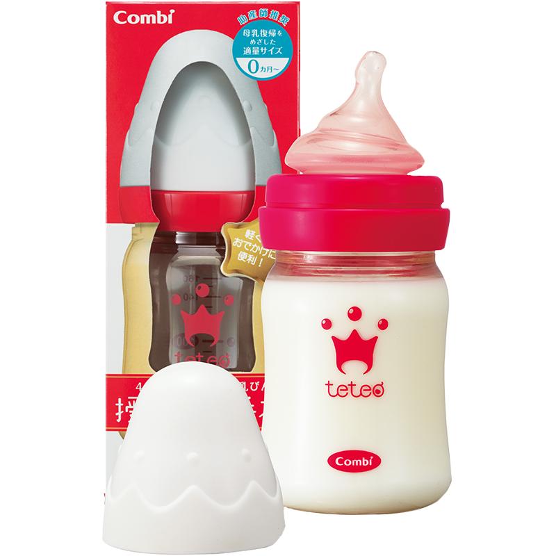 Combi 康贝 teteo系列 PPSU普通奶瓶 160ml 红色 SS 0-1.5月