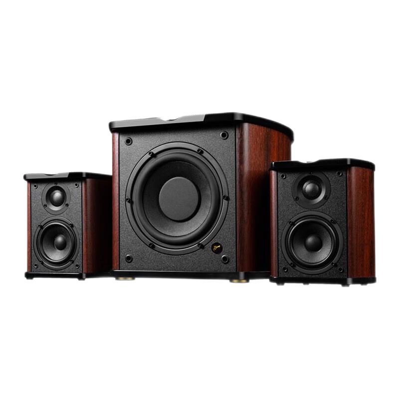 HiVi 惠威 M系列 M50WMKIII 2.1声道 桌面 蓝牙音箱 棕色