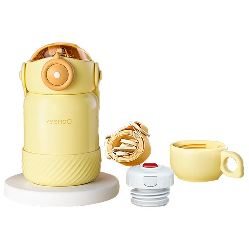 YeeHoO 英氏 儿童保温杯 清新绿 500ml