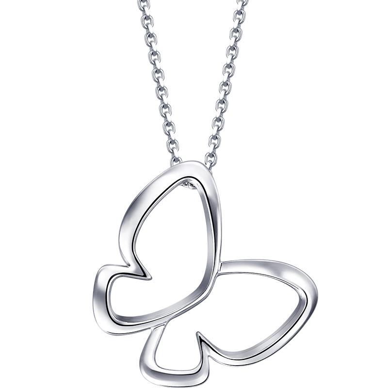 Chow Sang Sang 周生生 91917P 蝴蝶Pt950铂金吊坠 1g